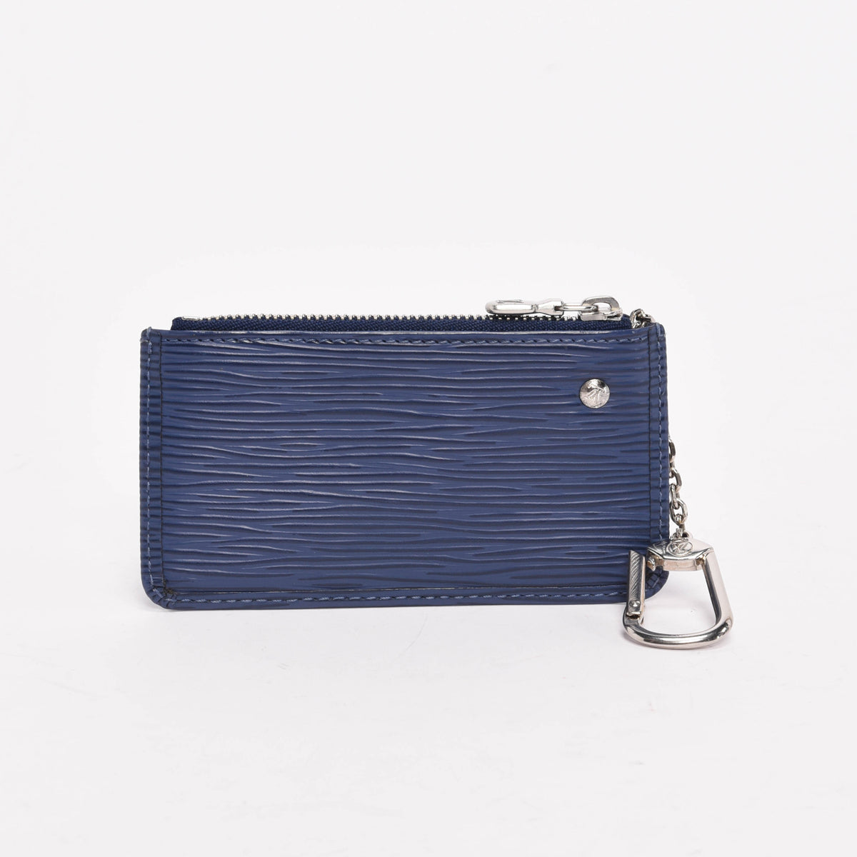 Louis Vuitton Myrtille Blue Epi Leather Pochette Clefs