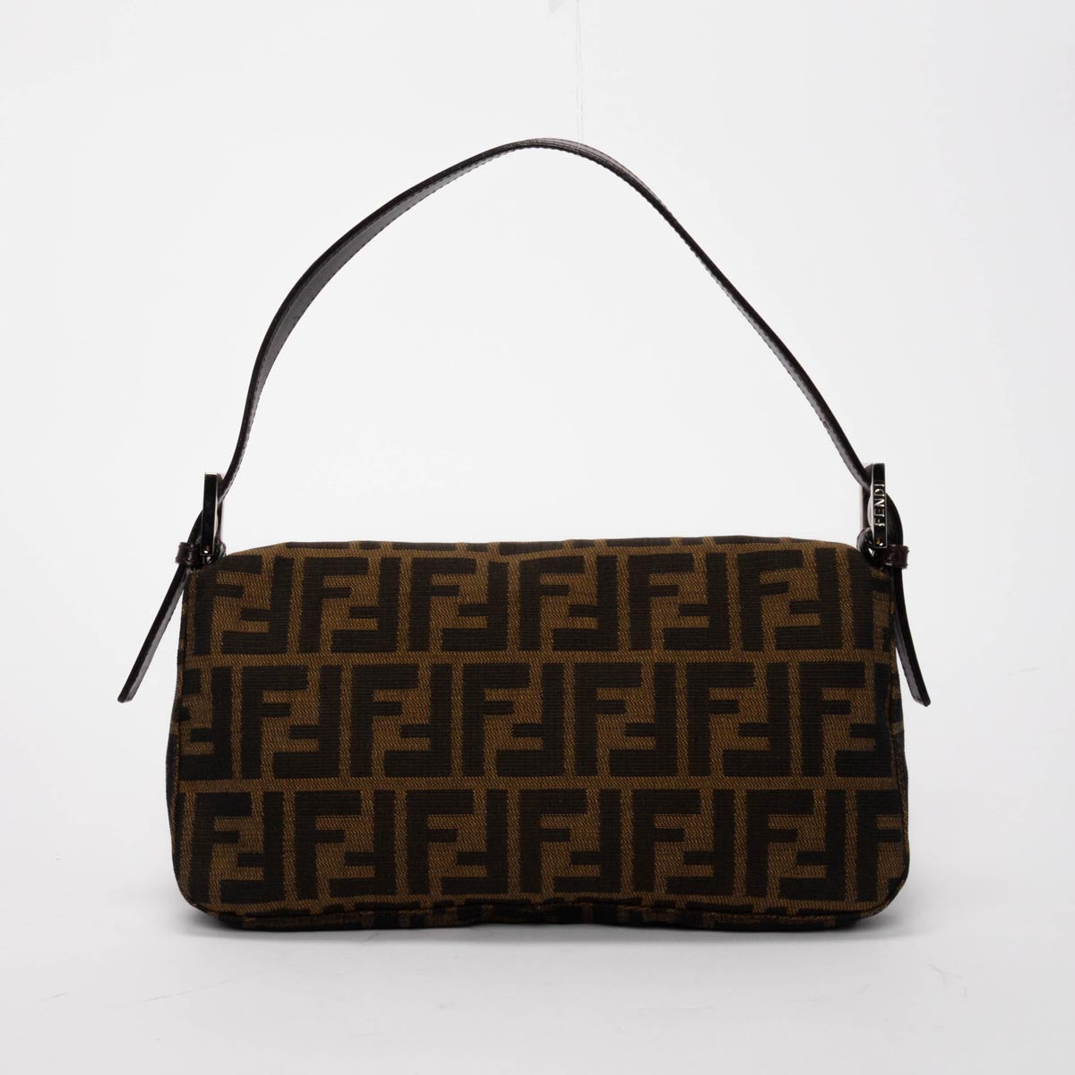 Fendi Tobacco Zucca Canvas Baguette Bag