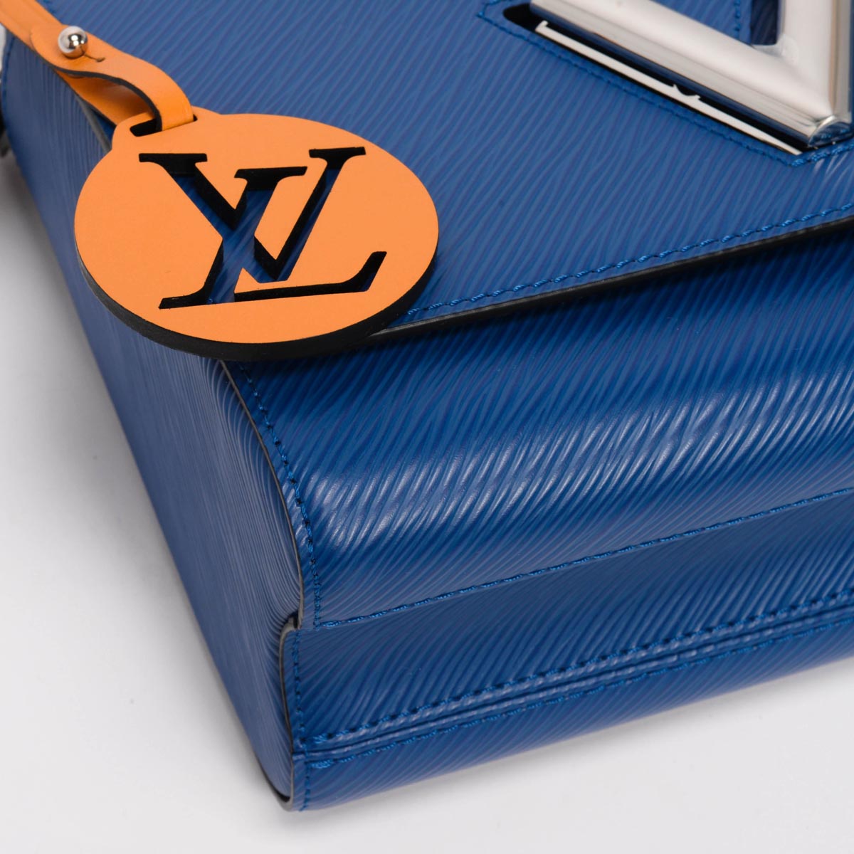 Louis Vuitton Blue Epi Braided Handle Twist MM