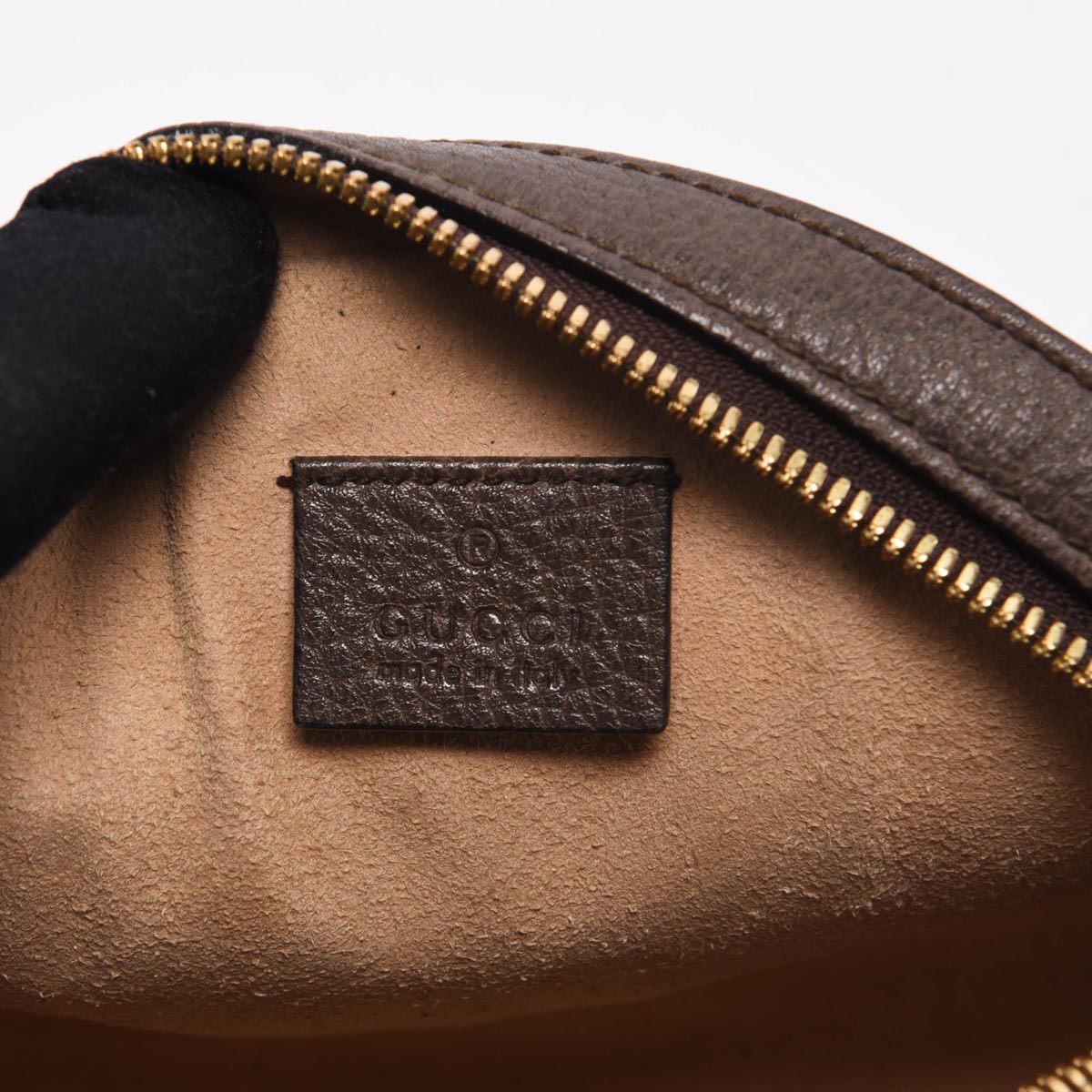 Gucci Beige GG Supreme Round Ophidia Mini Bag