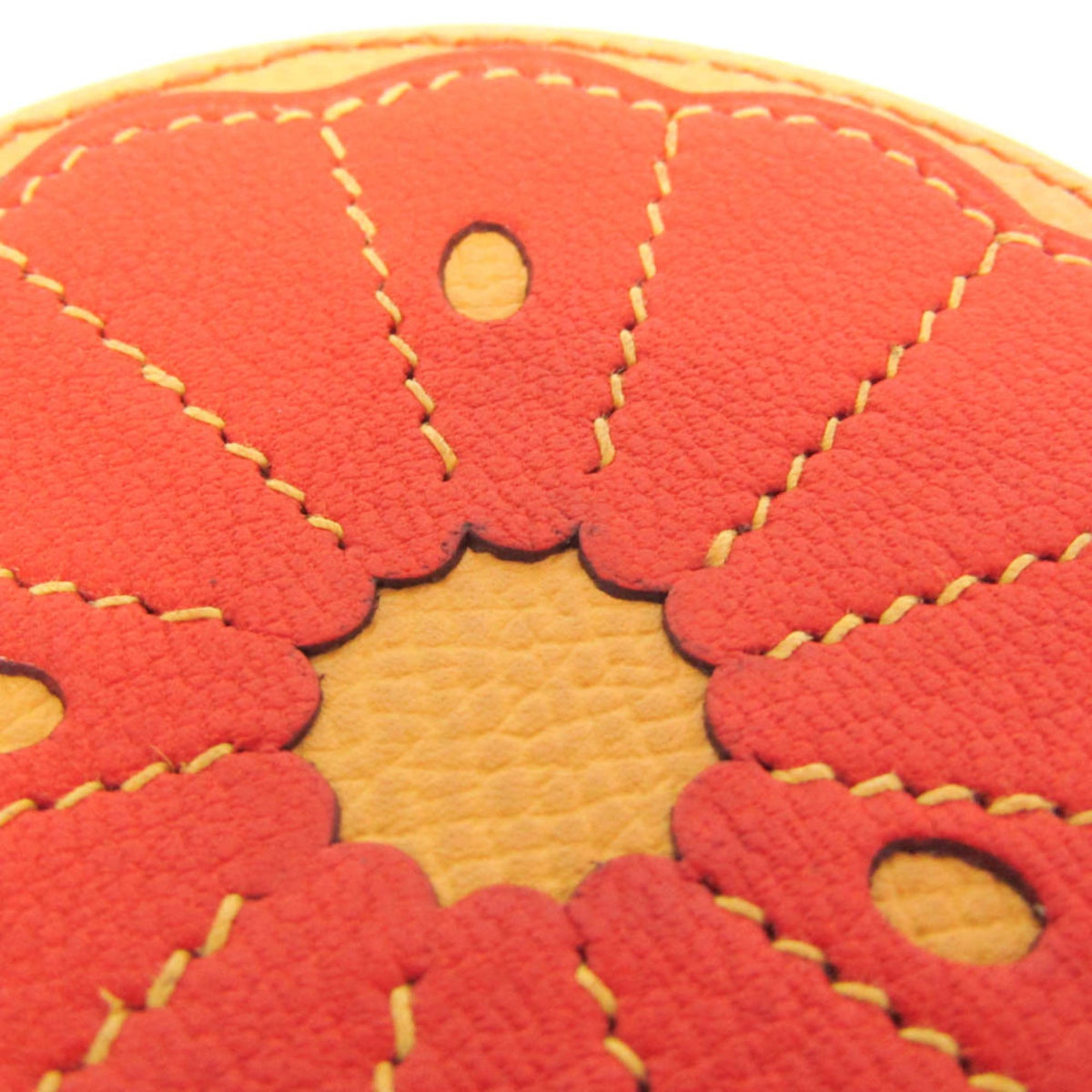 Hermes Orange Tutti Fruitti Orange Slice Coin Purse