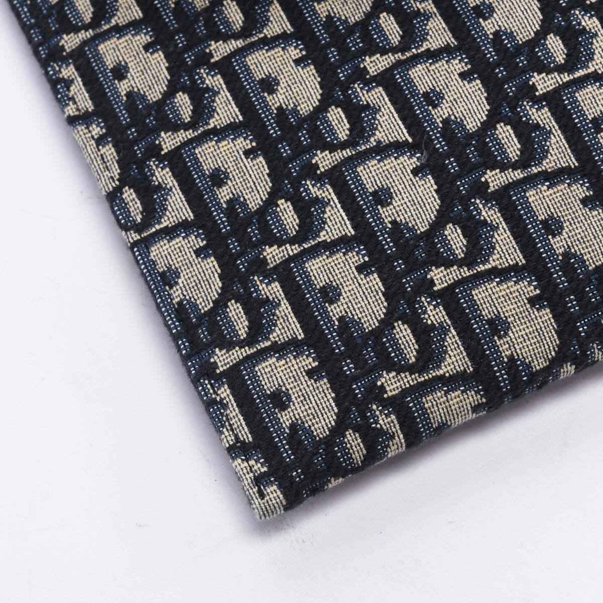 Dior Navy Oblique Jacquard 30 Montaigne Avenue Pouch