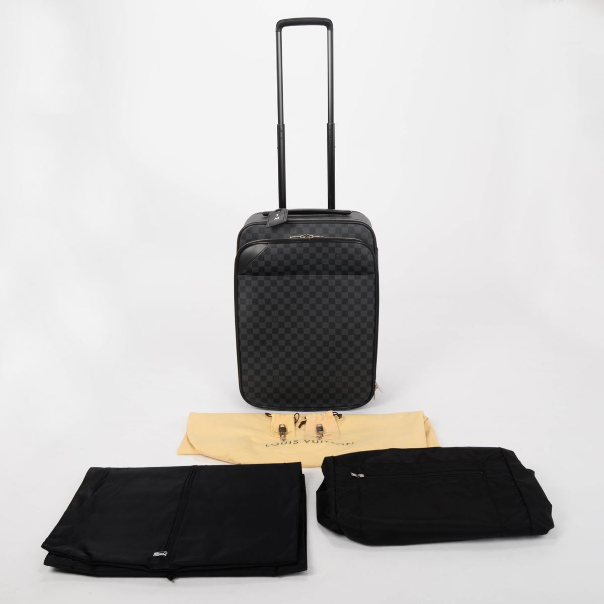 Louis Vuitton Damier Graphite Pegase Legere Business 55 Rolling Luggage