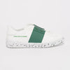 Valentino White Leather Open For Change Sneakers 41.5 - Blue Spinach