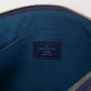 Louis Vuitton Indigo Grained Leather Pochette Jules PM Pouch - Blue Spinach