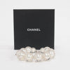 Chanel Resin Coated Faux Pearl Choker Necklace - Blue Spinach