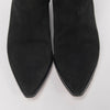 Saint Laurent Black Suede Theo Raw Edge Boots 43 - Blue Spinach