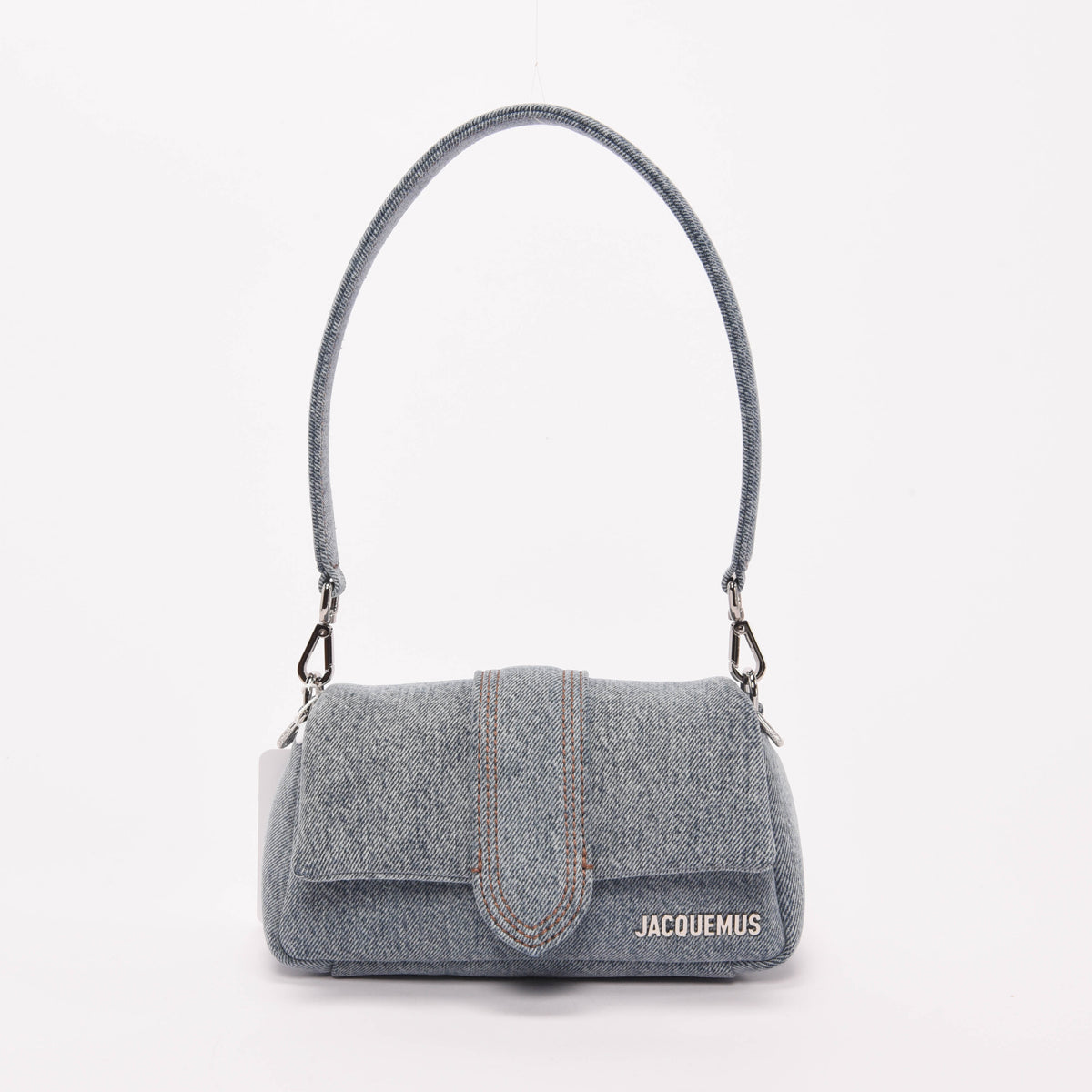 Jacquemus Blue Puffed Denim Small Bambimou Mini Bag