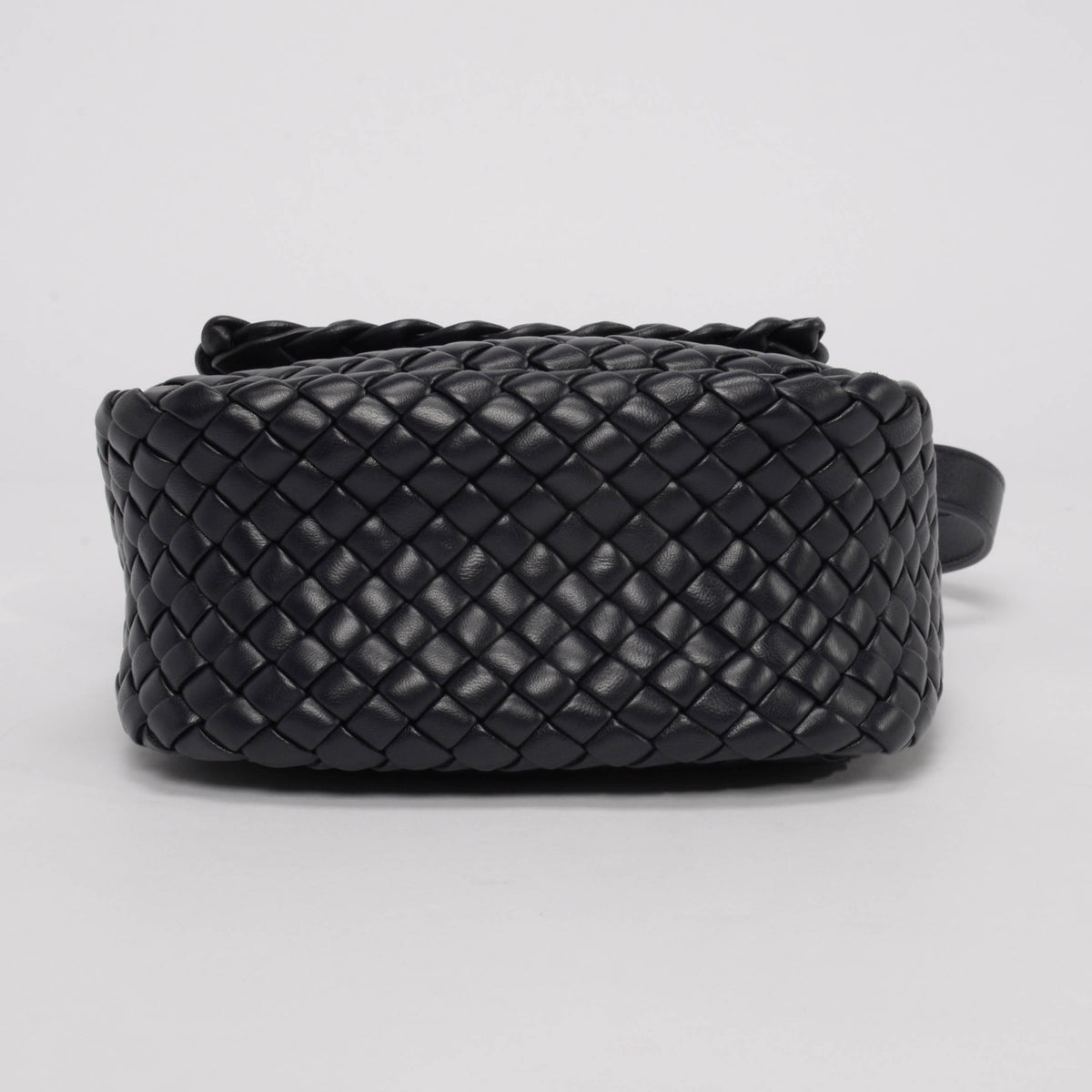 Bottega Veneta Navy Intrecciato Small Cobble Bag