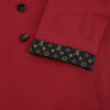 Louis Vuitton Red Cotton Mackintosh Coat S - Blue Spinach