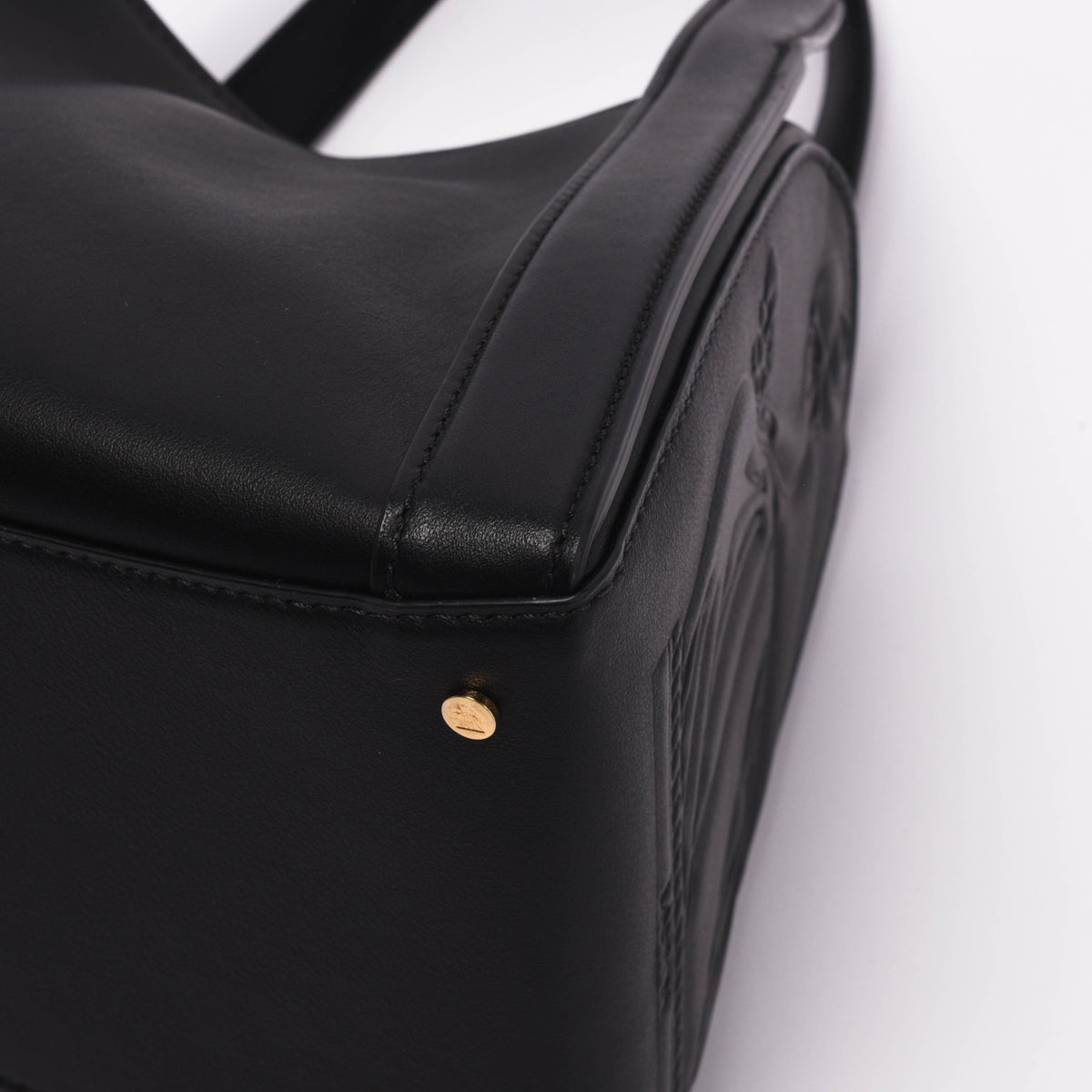 Lanvin Black Smooth Calfskin Mini Tote