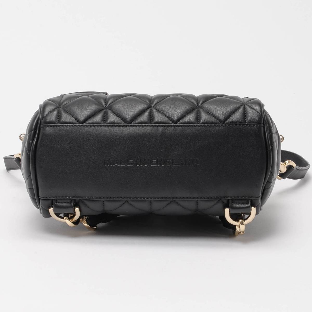 Mulberry Cara Delvigne Black Quilted Mini Backpack