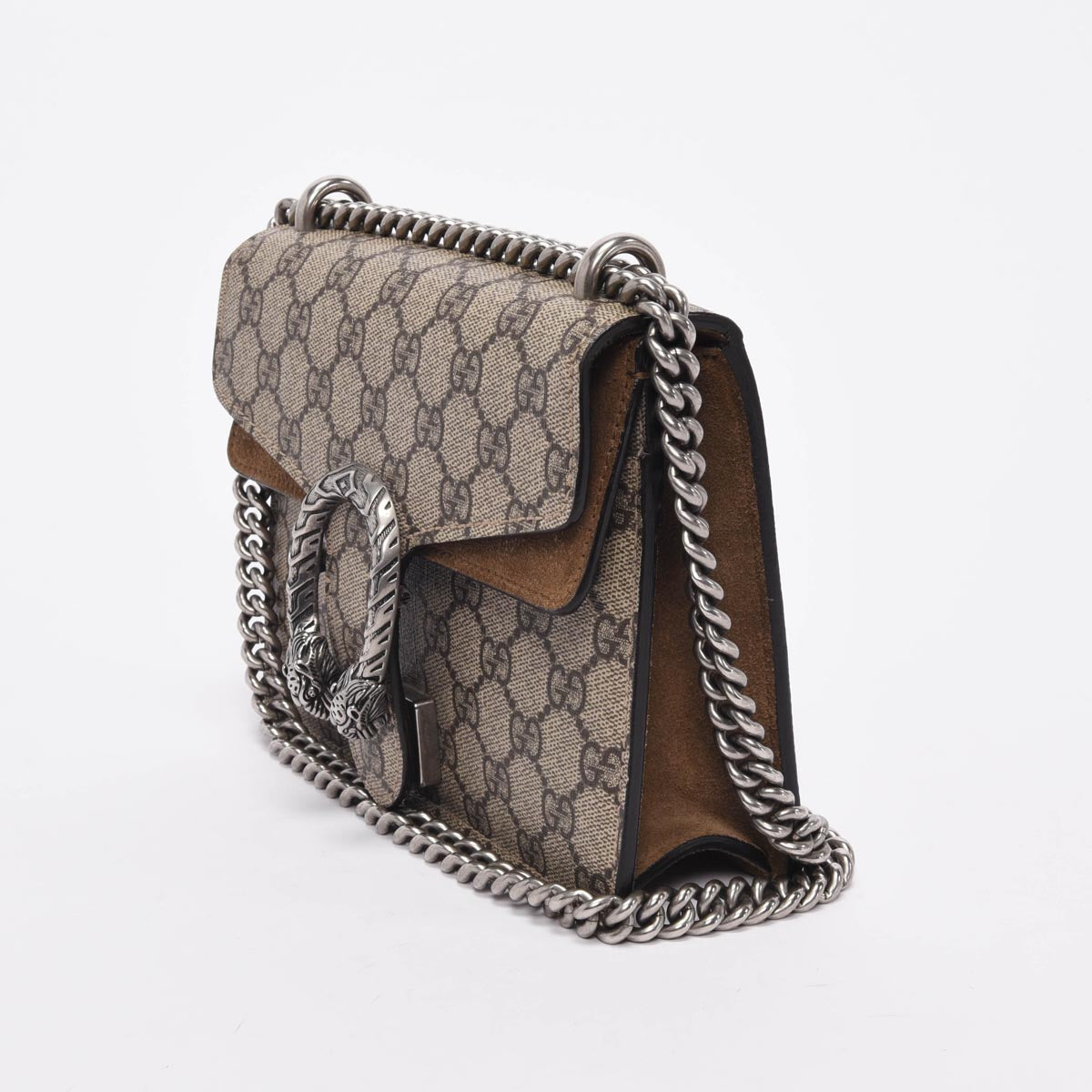Gucci Beige GG Supreme Mini Dionysus Bag