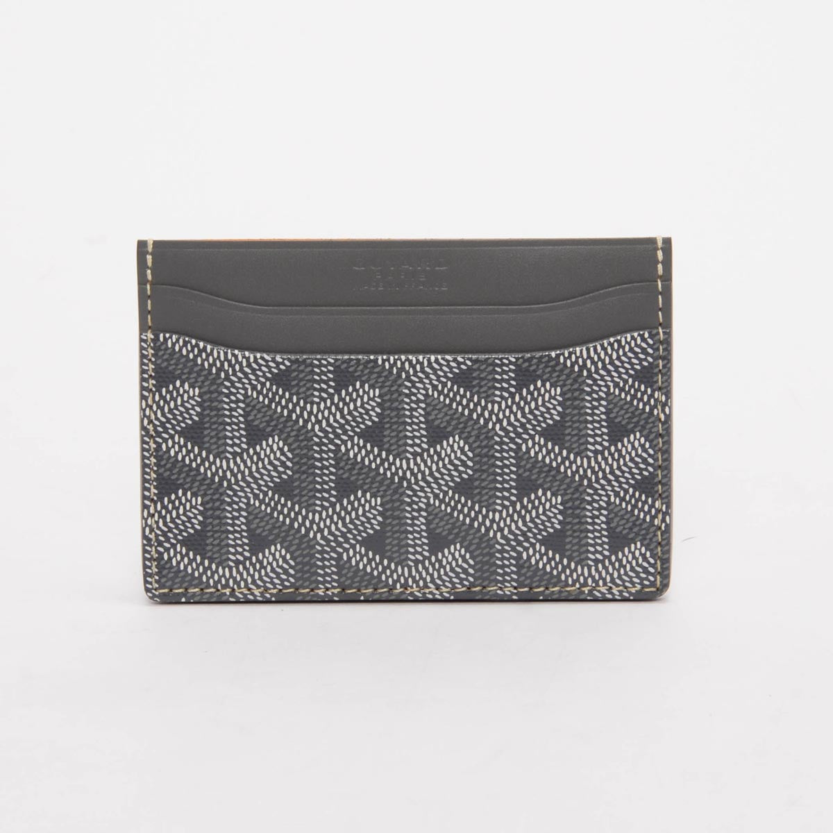 Goyard Grey Goyardine Saint-Sulpice Card Holder