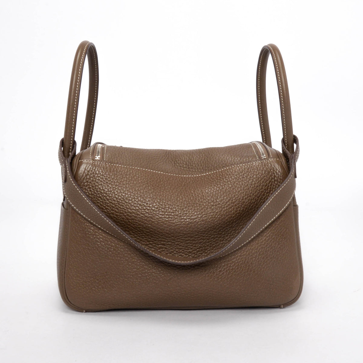 Hermes Etoupe Clemence Lindy 26 PHW