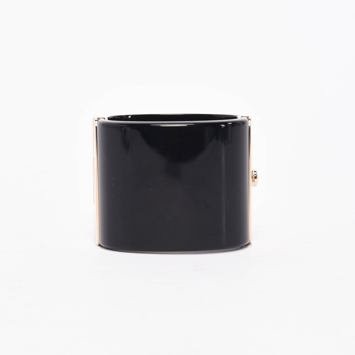 Chanel Black & Gold Resin CC Cuff
