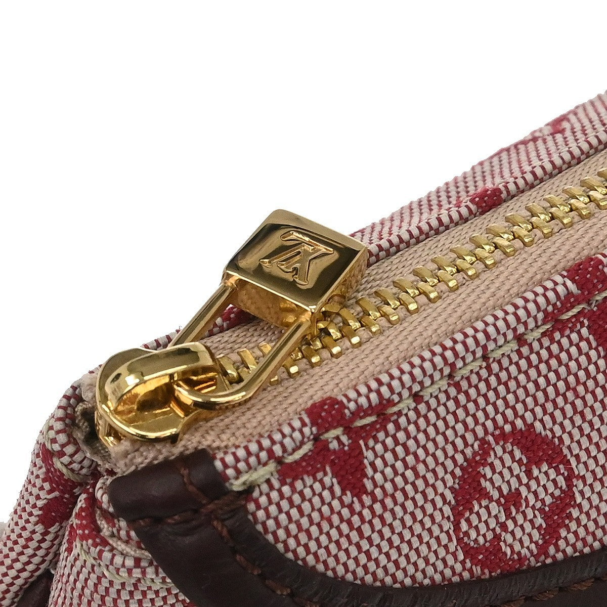 Louis Vuitton Cherry Mini Lin Canvas Anne Sophie Clutch