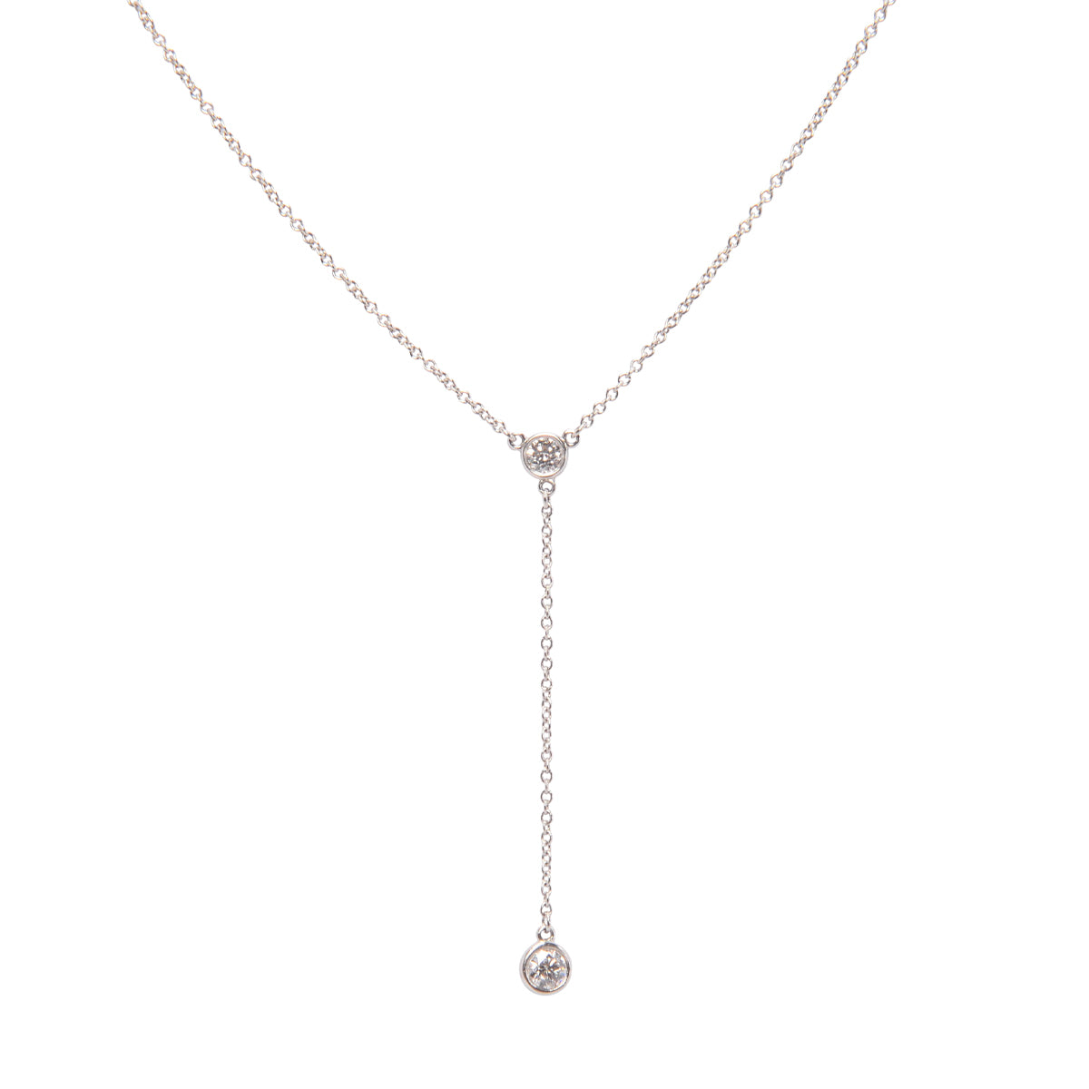 Tiffany & Co Platinum Diamonds By The Yard Necklace