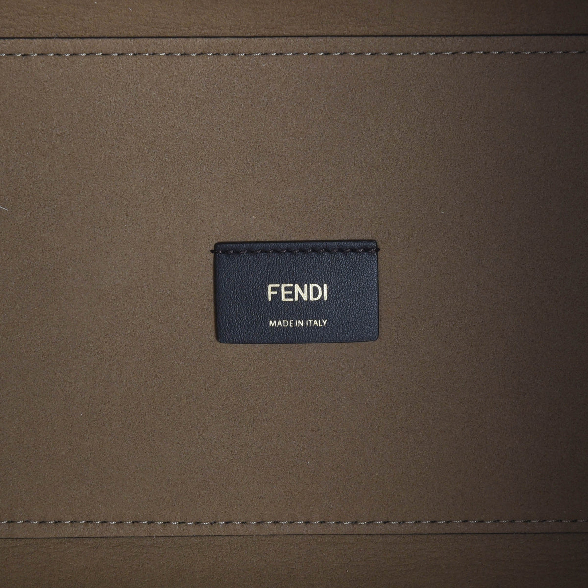 Fendi Gold Metallic Leather Medium Sunshine Tote