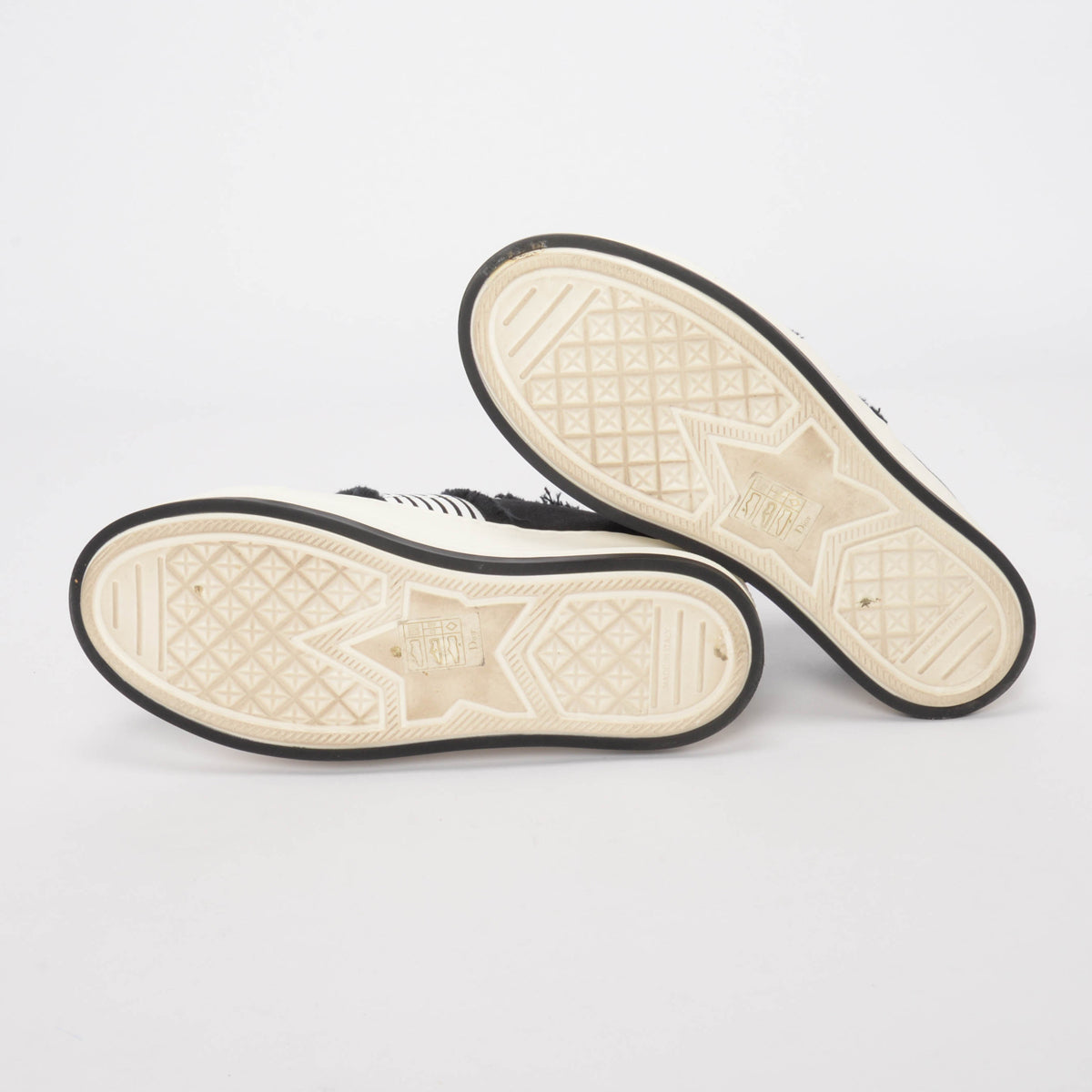 Dior Black Canvas Walk'N'Dior Sneakers 36