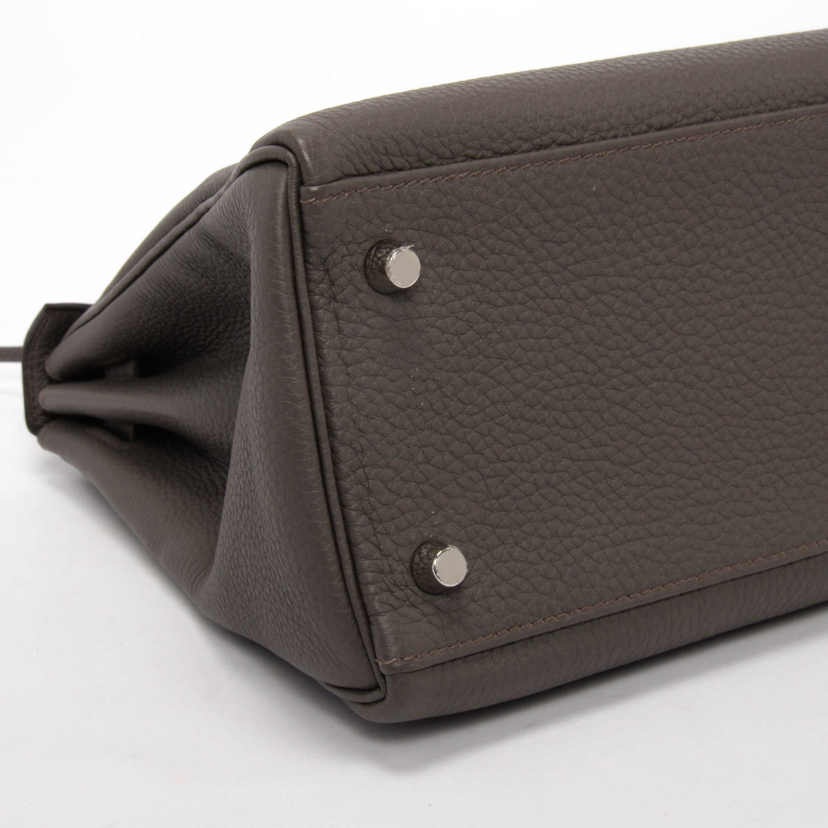 Hermes Gris Etain Togo Kelly 28