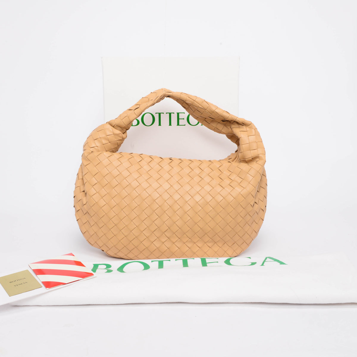 Bottega Veneta Almond Intrecciato Small Jodie Bag