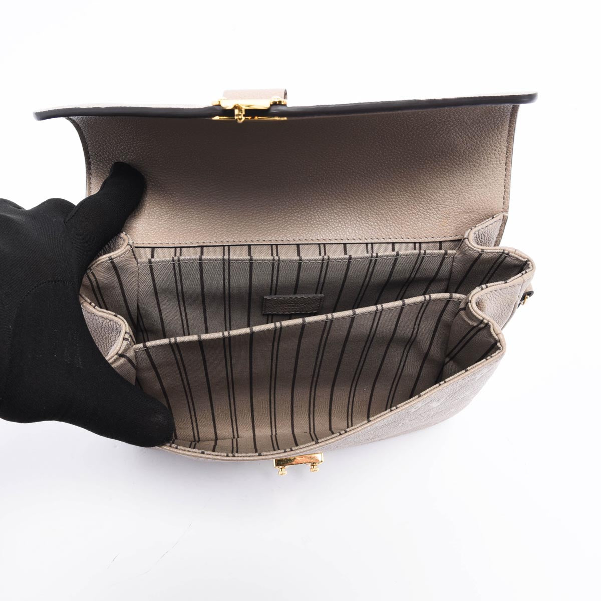 Louis Vuitton Tourterelle Monogram Empreinte Pochette Metis