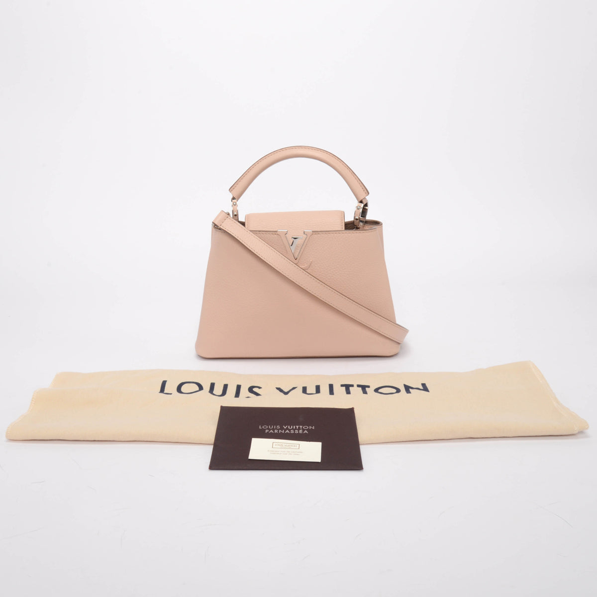 Louis Vuitton Pink Parnassea Capucines BB
