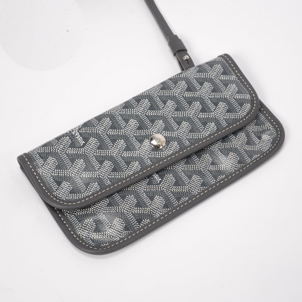 Goyard Grey Goyardine Boheme Hobo Bag