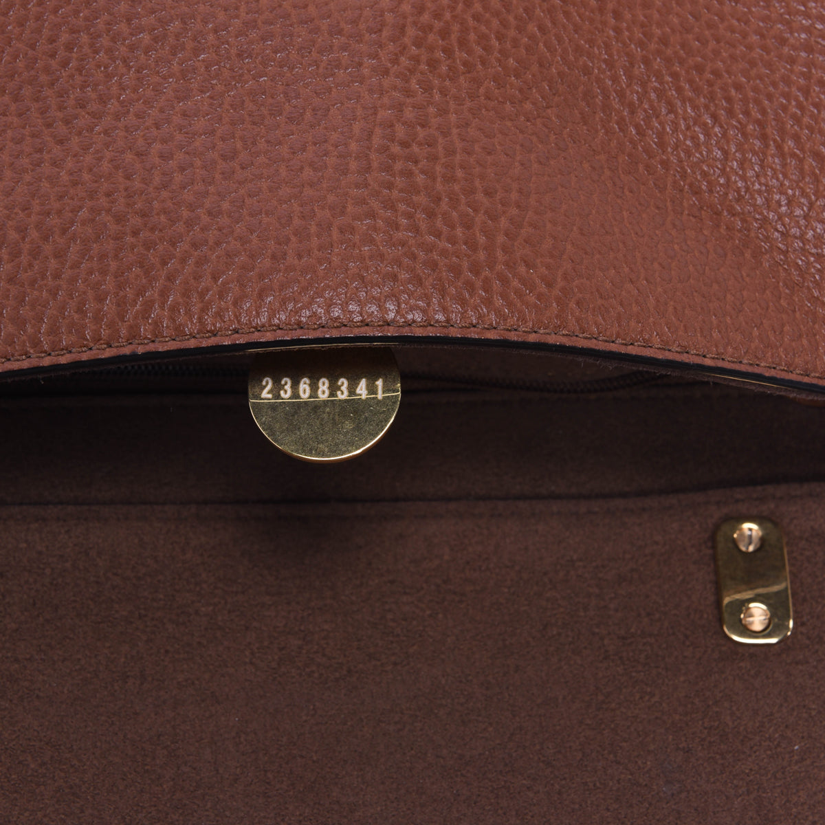 Mulberry Oak Grained Leather Small Lily Bag