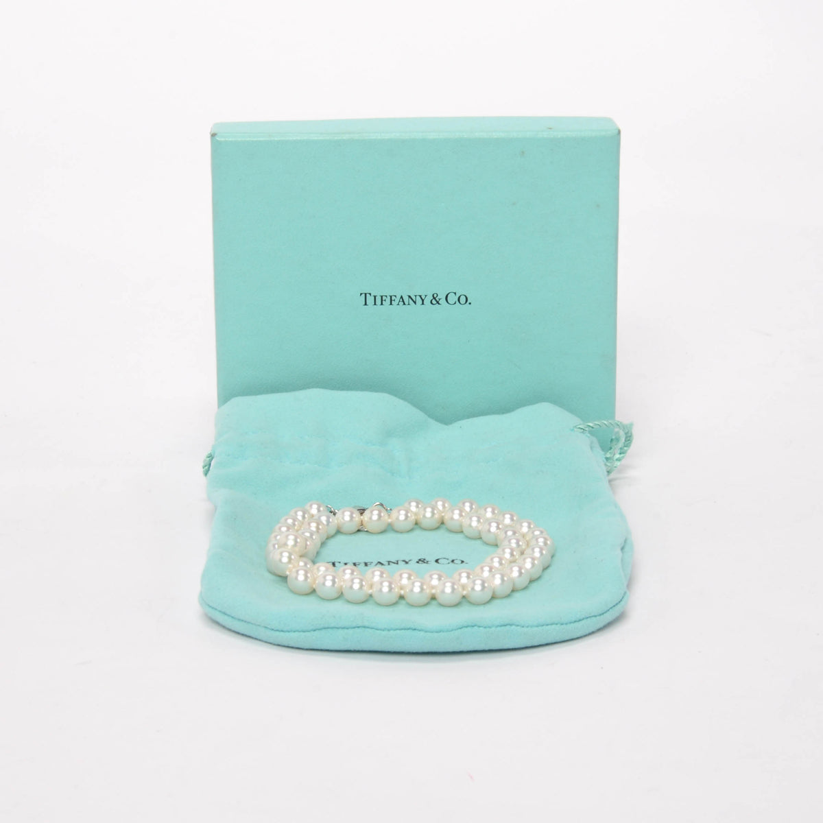 Tiffany & Co Pearl Ziegfeld Collection Beaded Necklace
