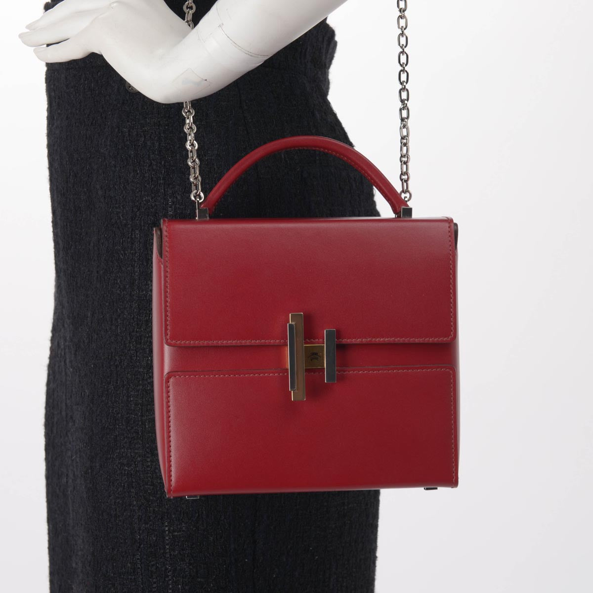 Hermes Rubis Tadelakt Cinhetic Bag