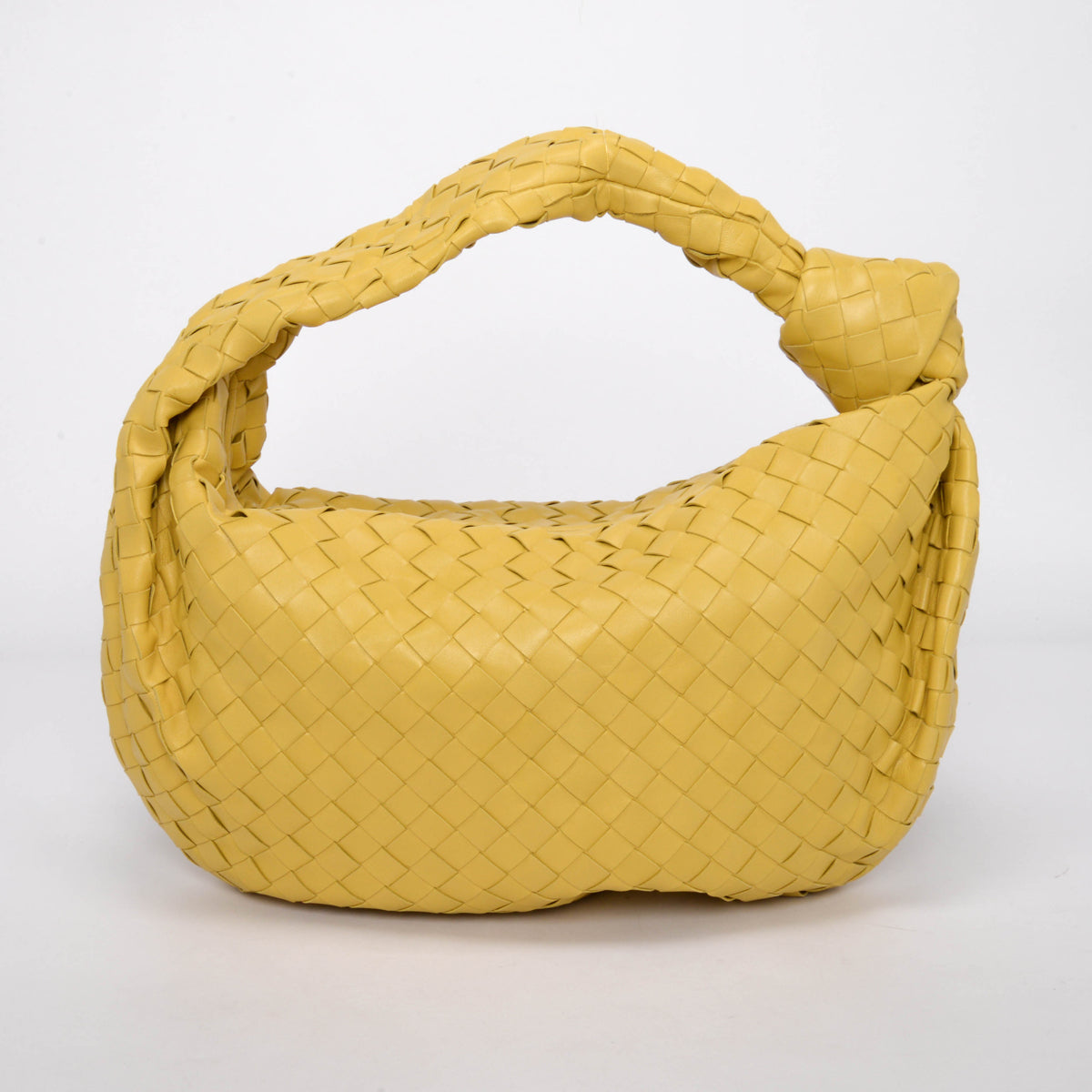 Bottega Veneta Corn Intrecciato Lambskin Small Jodie Bag