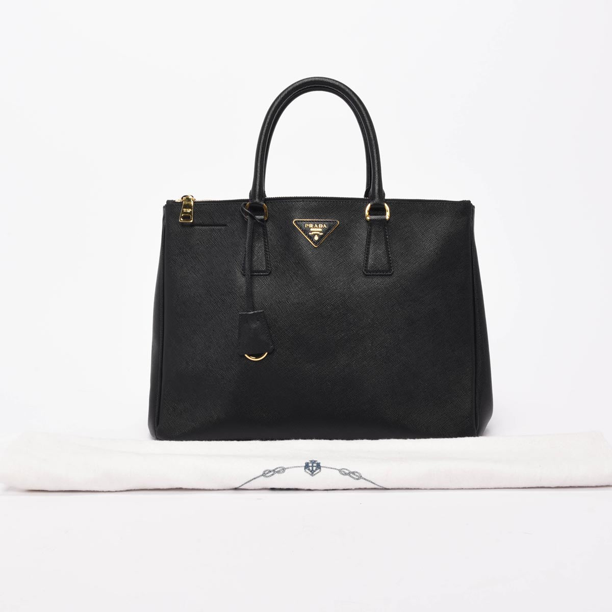 Prada Black Saffiano Large Galleria Bag