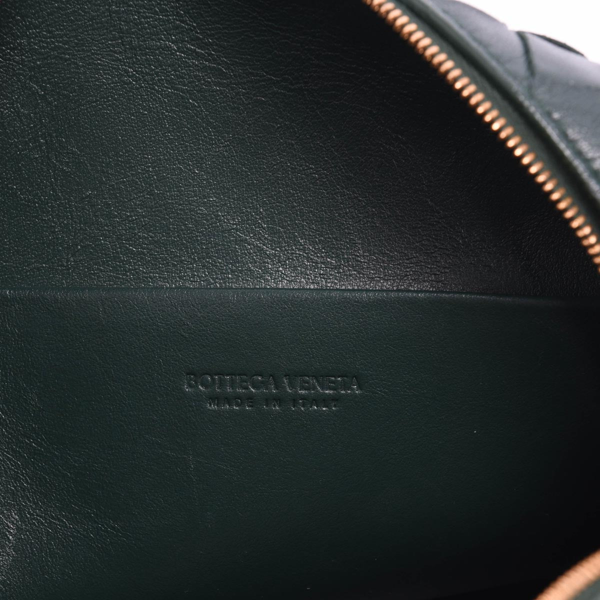 Bottega Veneta Forest Green Intrecciato Small Loop Camera Bag