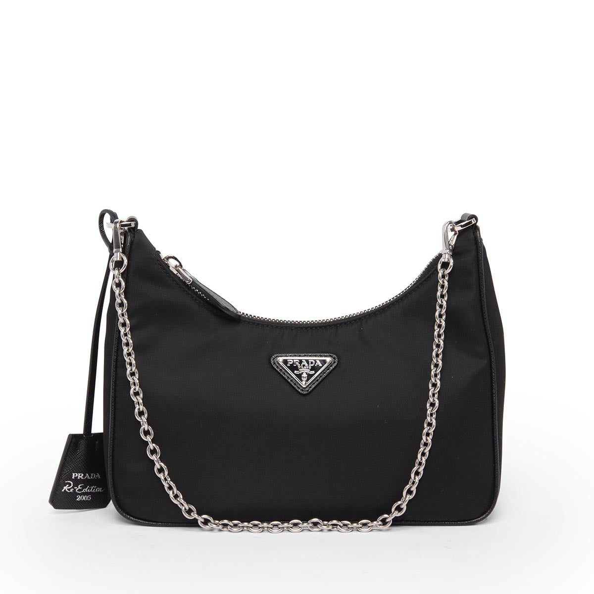 Prada Black Re-Nylon Re-Edition 2005 Bag