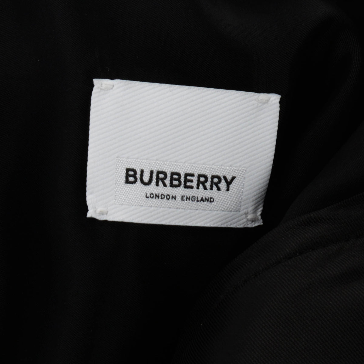 Burberry Black Wool Pleat Front Pants UK 4