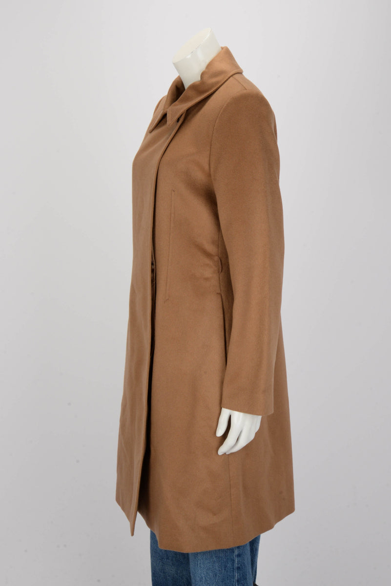 Burberry Bronze Cashmere Sydemore Coat UK 10