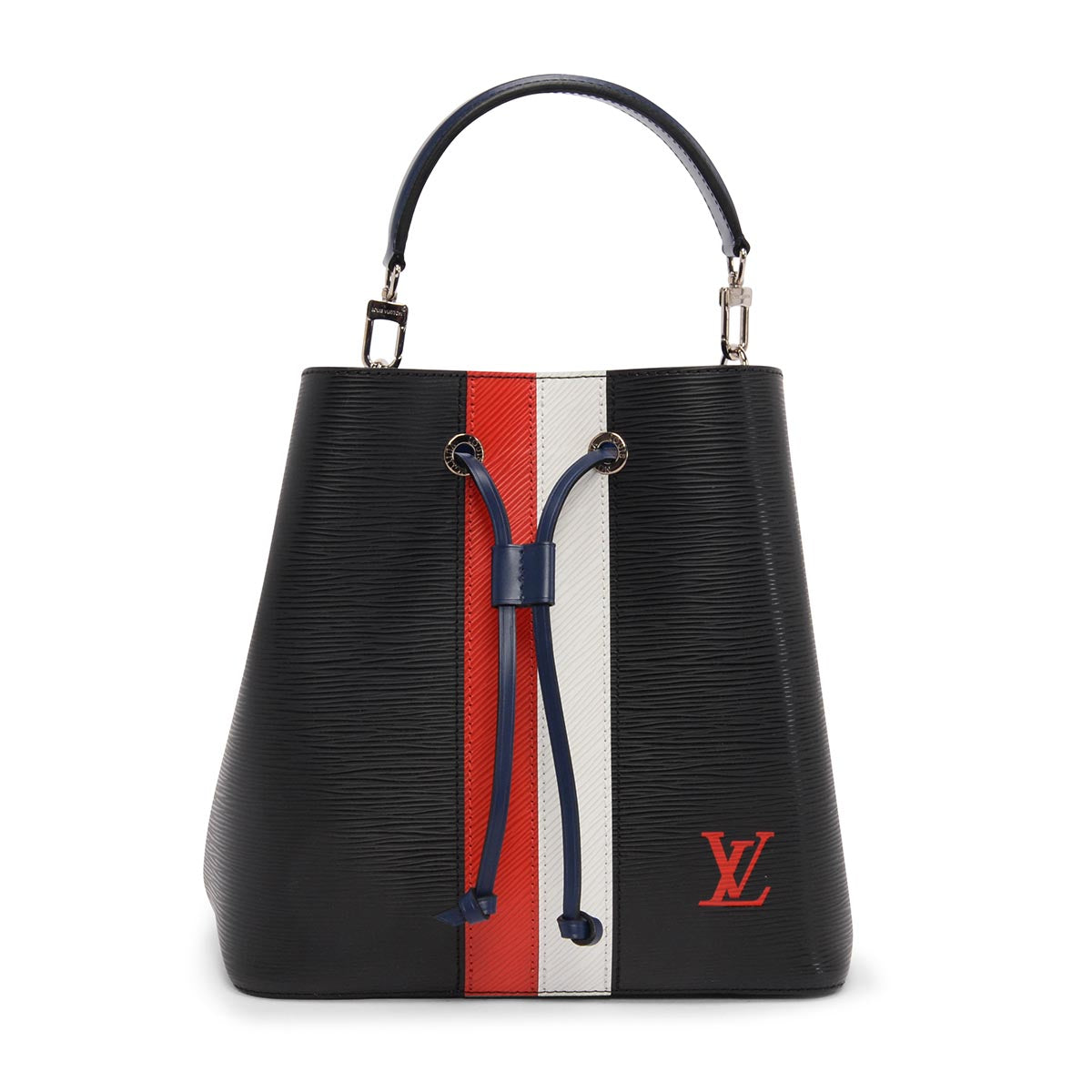 Louis Vuitton Black Epi Stripes Neonoe Shoulder Bag