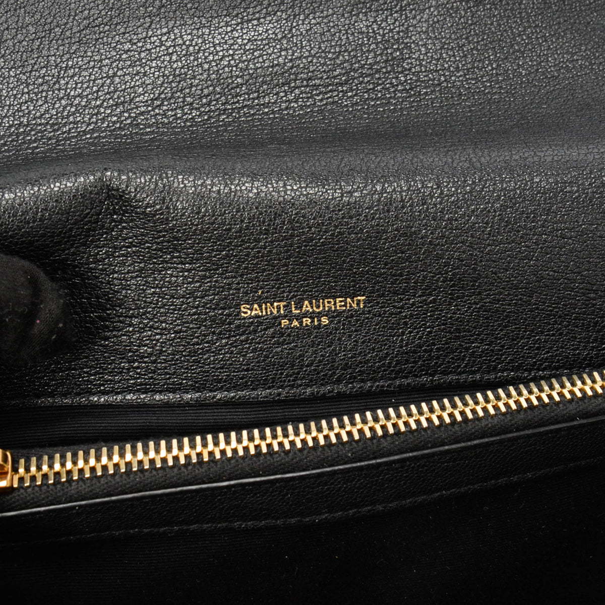 Saint Laurent Black Quilted Calfskin Medium College Bag