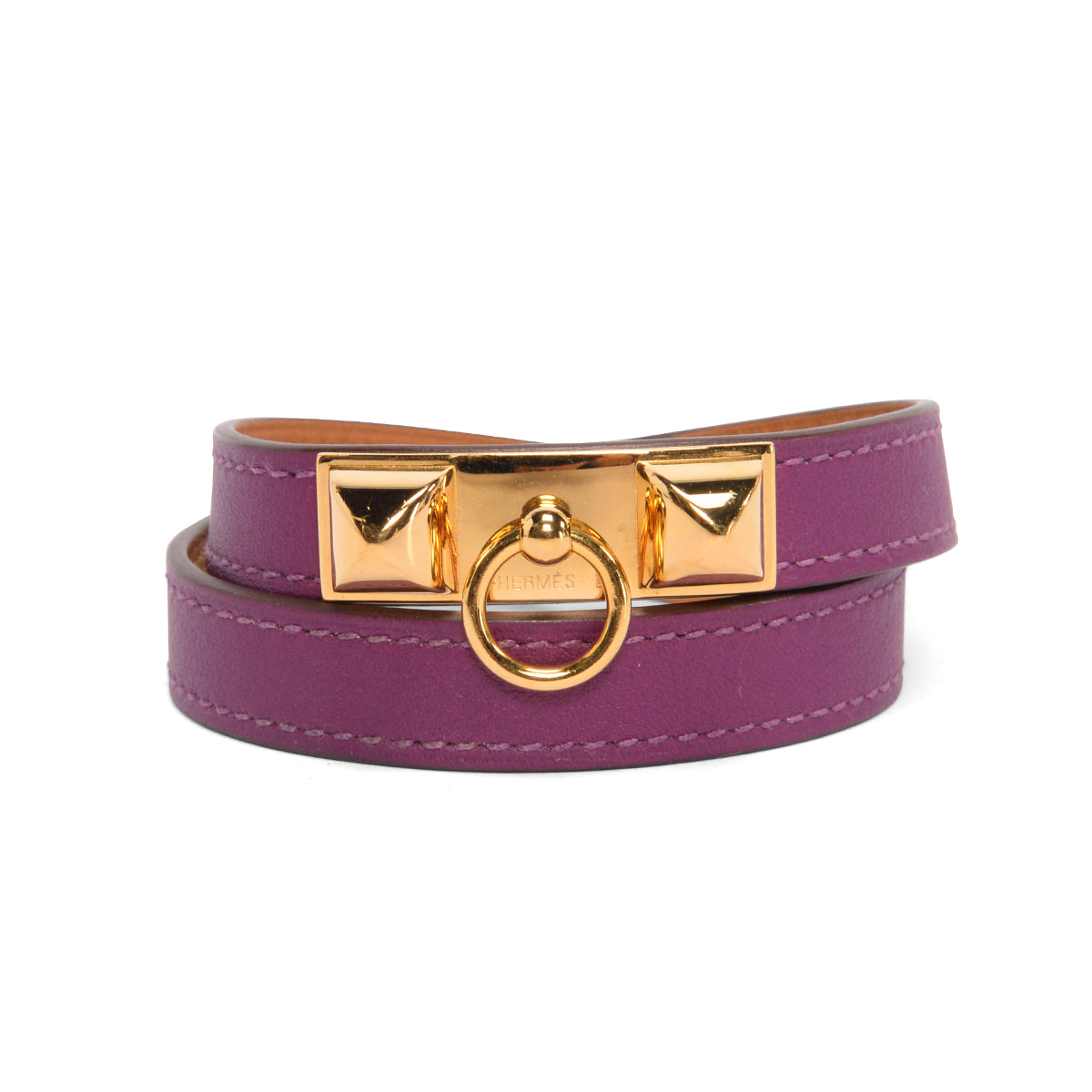 Hermes Anemone Swift Rivale Double Tour Bracelet