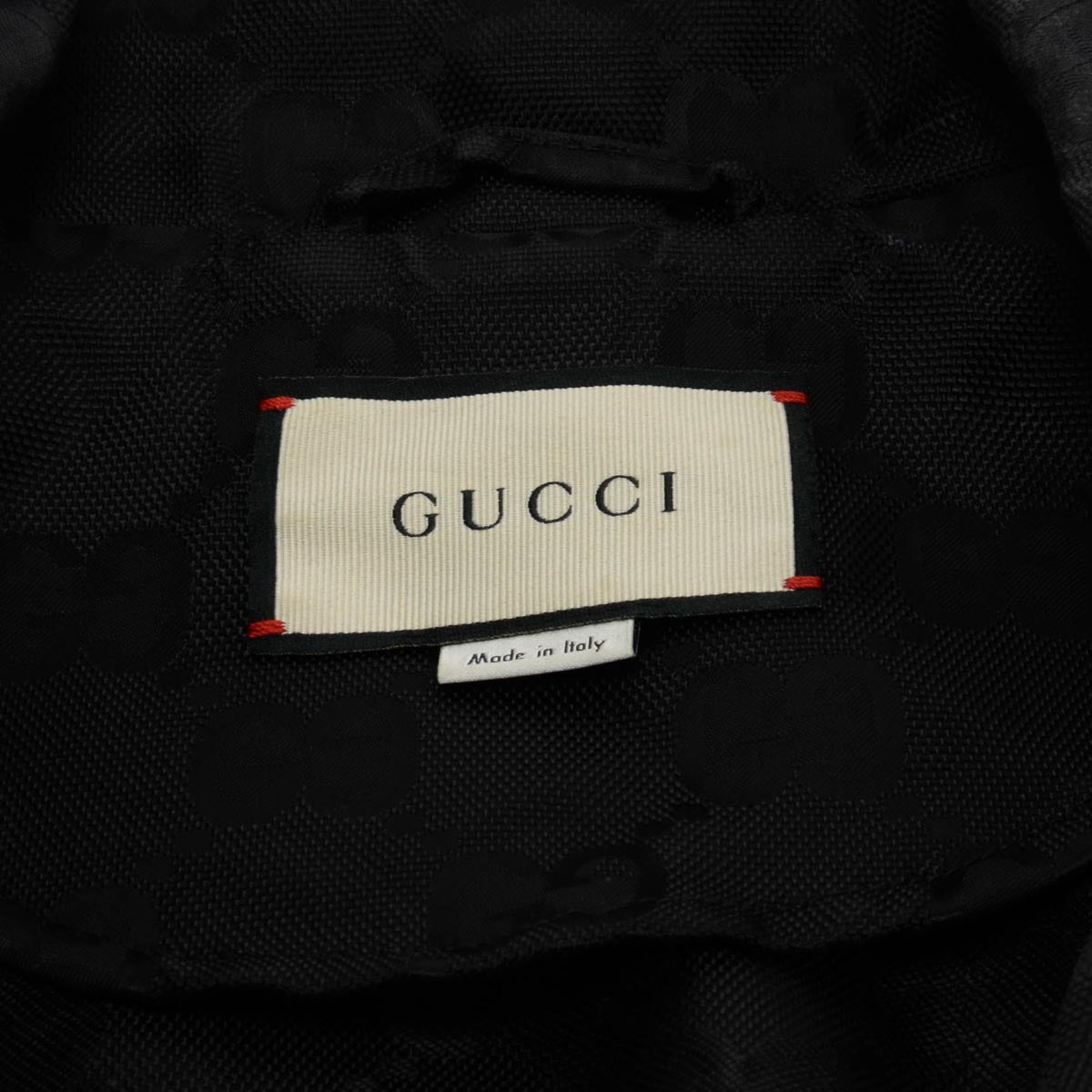 Gucci Black GG Nylon Off The Grid Zip Jacket IT 48