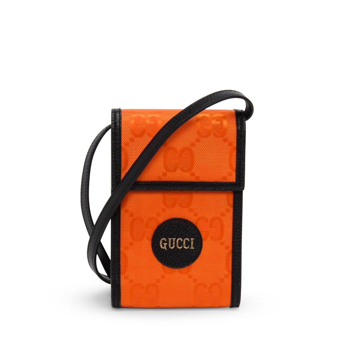 Gucci Orange GG Nylon Off the Grid Mini Cross Body Bag