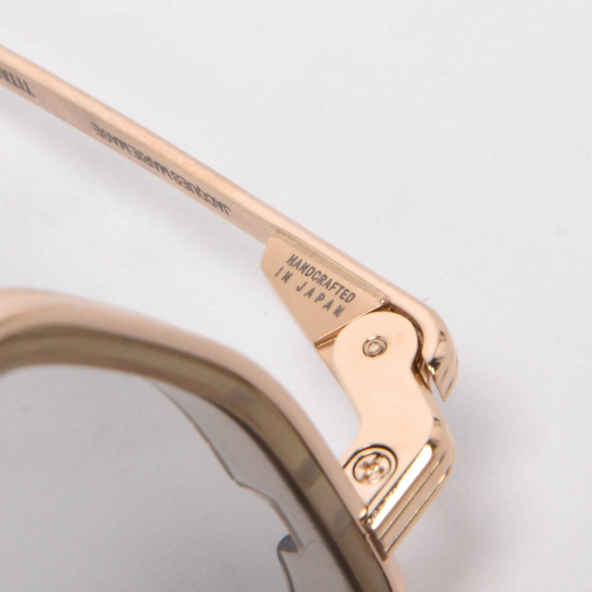 Jacques Marie Mage Gold Atkins D-Frame Sunglasses