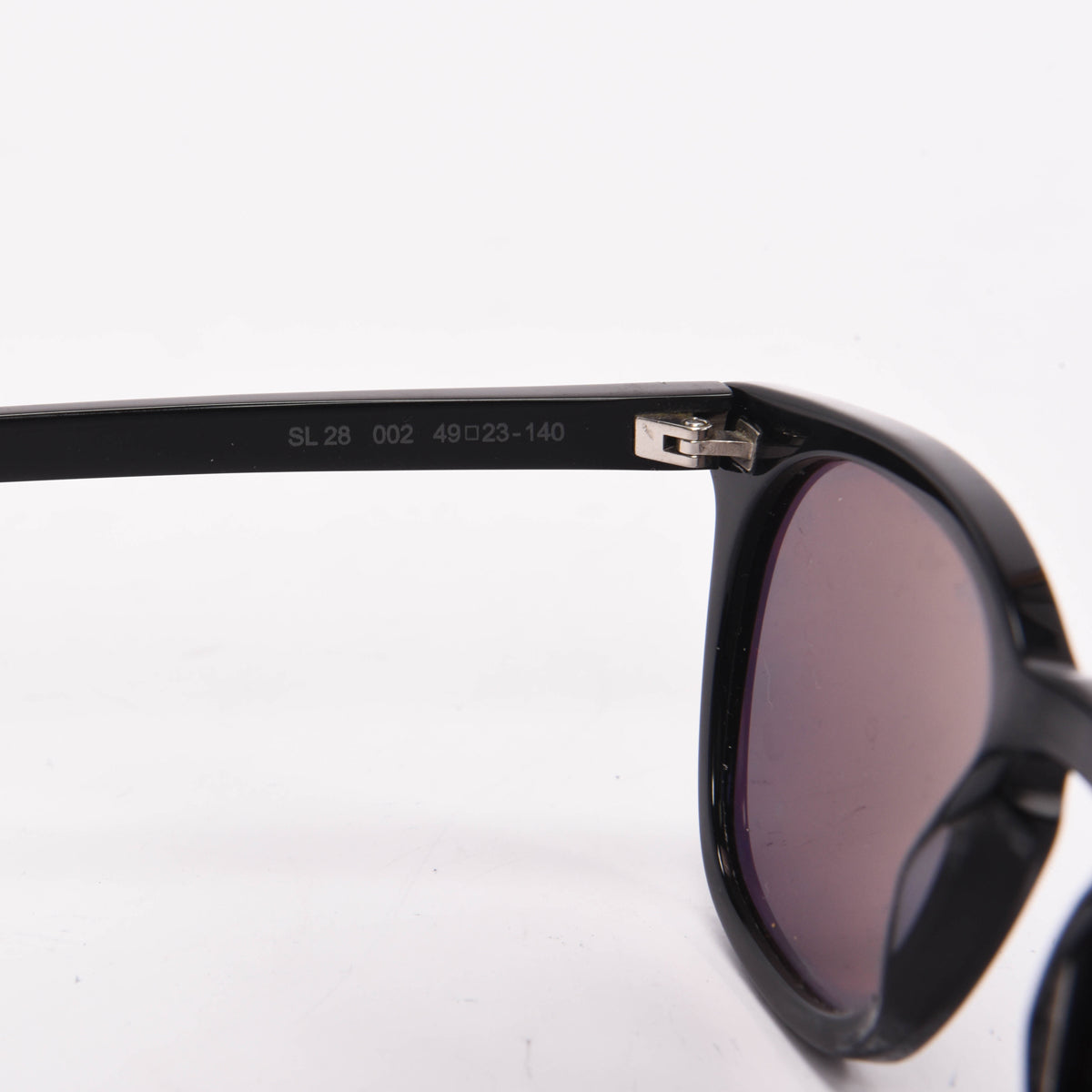 Saint Laurent Black Round Sunglasses