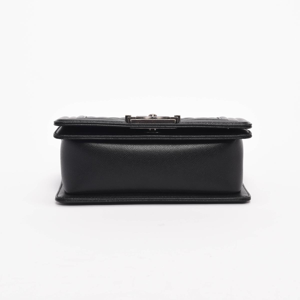 Chanel Black Quilted Caviar Small Boy Bag