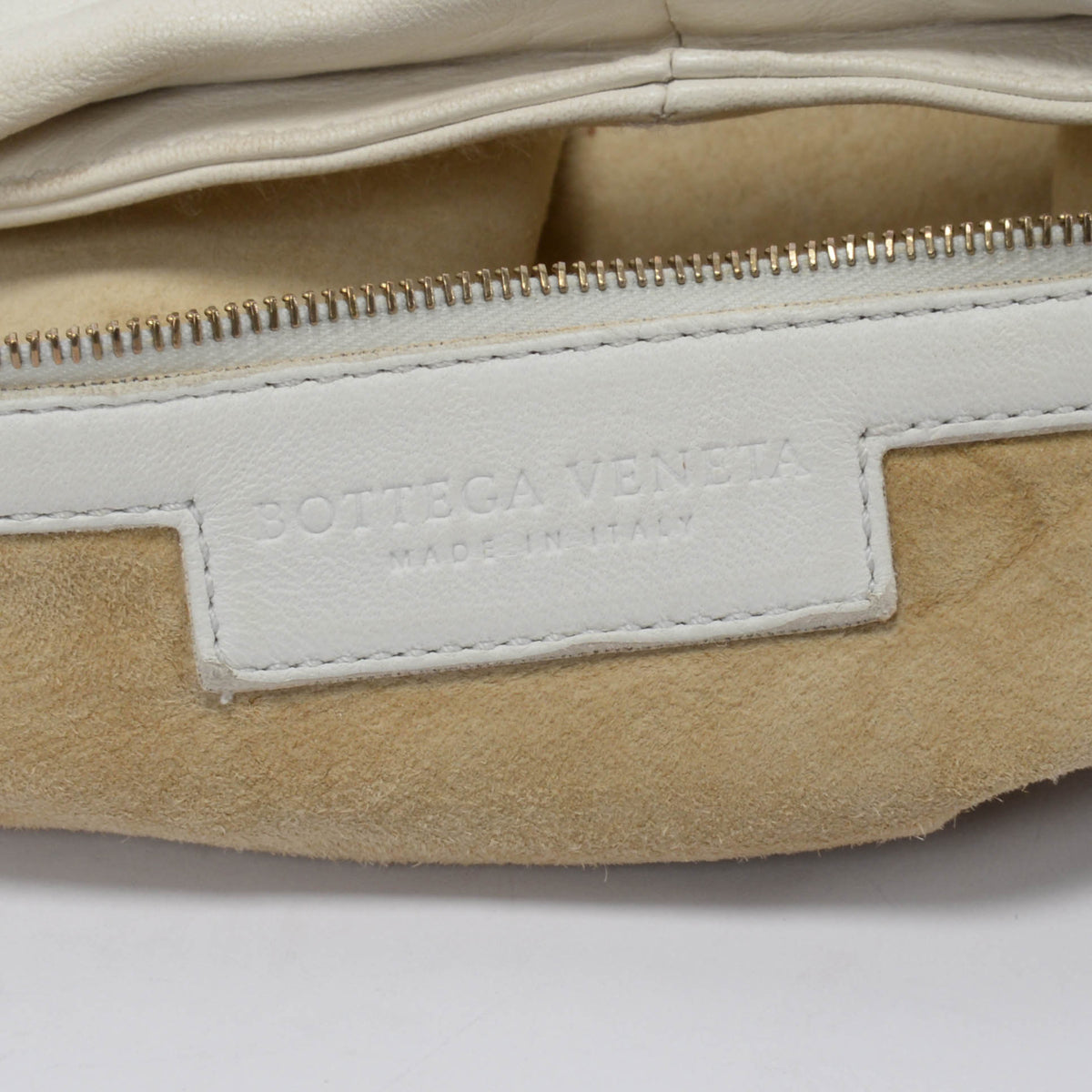 Bottega Veneta White Nappa Intrecciato Maxi Veneta Hobo