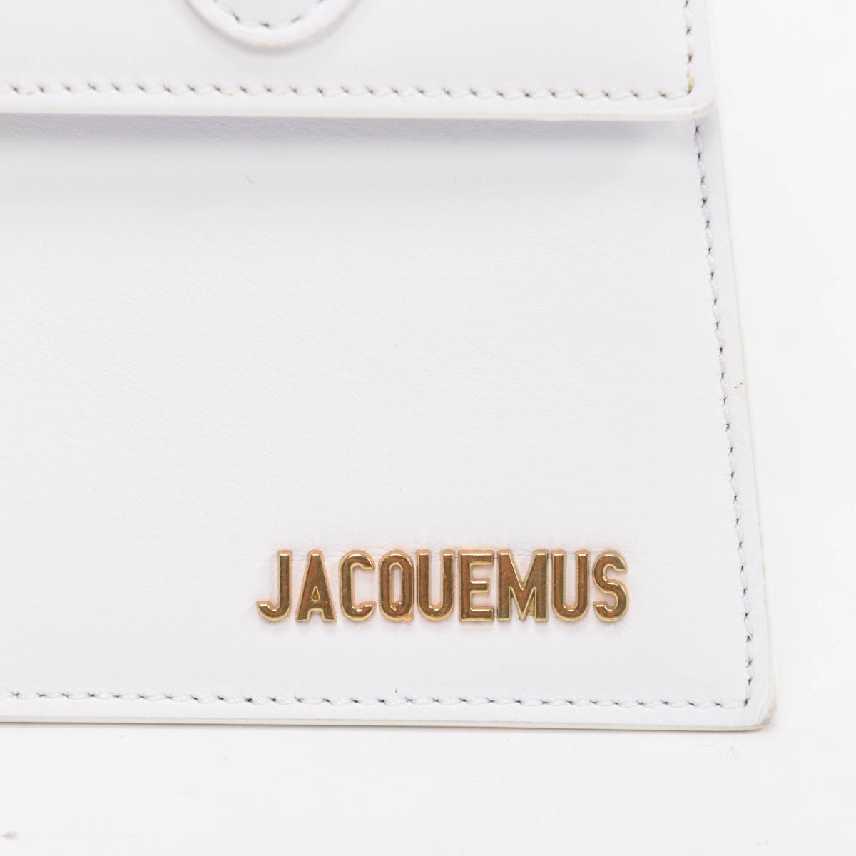 Jacquemus White Leather Le Grand Chiquito Bag