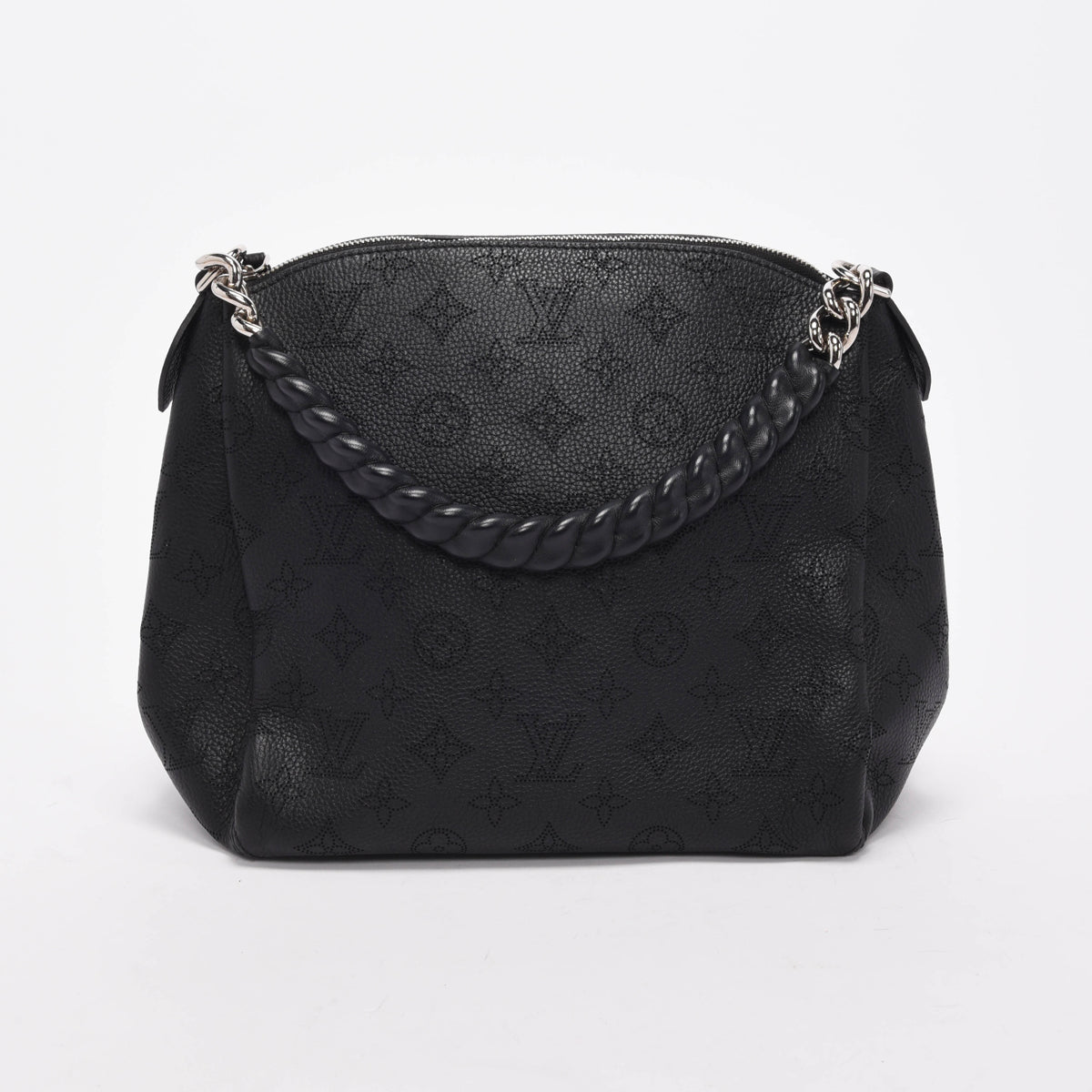 Louis Vuitton Black Mahina Babylone Chain BB