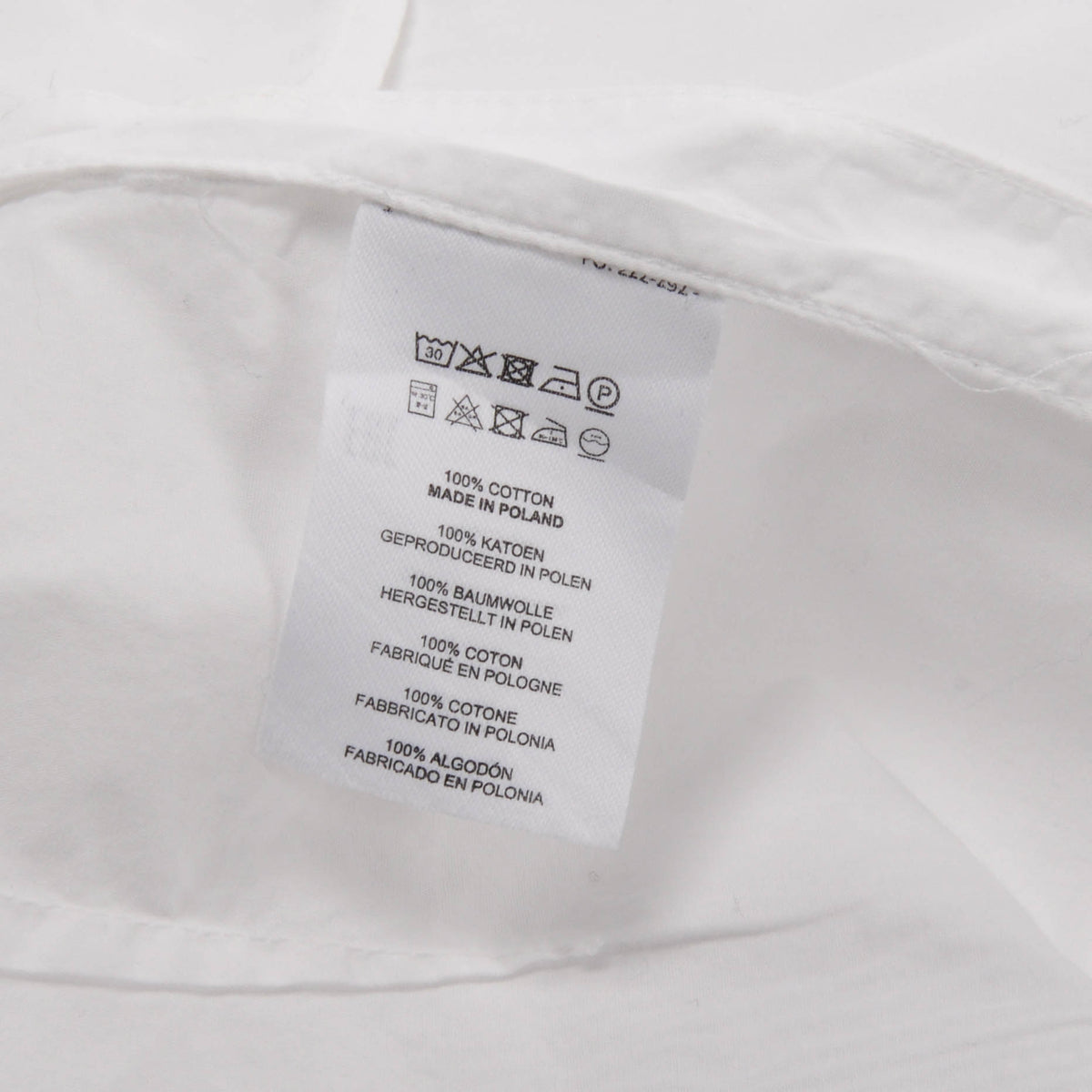 Dries Van Noten White Cotton Tie Blouse FR 44